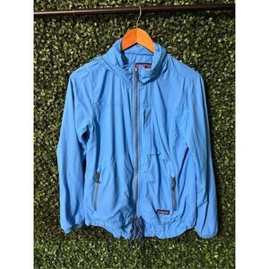 Patagonia Common Threads Women's Jacket Size XS Blue Hooded Full Zip Nylon